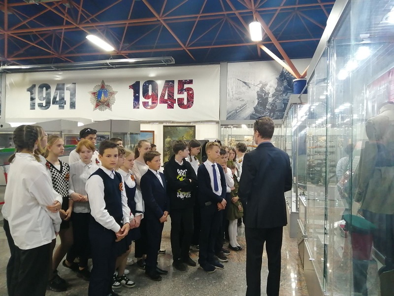 Обучающиеся 6Б класса посетили Музей Боевой Славы и Труда города Саратова